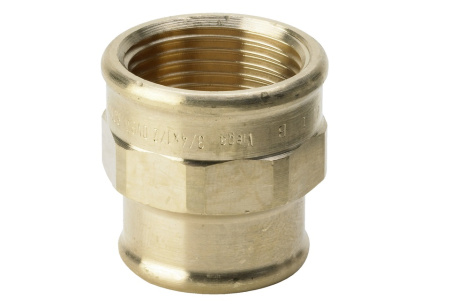 Муфта, ВВ, 1/2", 1/4", бронза (RX), переходная