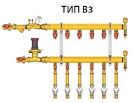 Узел коллекторный тип В-3, 3/4" x 1/2"/6