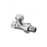 1090462 Oventrop Вентиль, Combi 3, проходной, DN-15, 1/2", ВН, никелированный, НГ со штуцером NEW