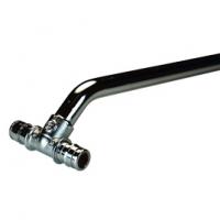 [СНЯТО] Тройник с хромированной трубкой для системы GX 16х15(L-300 мм)х16