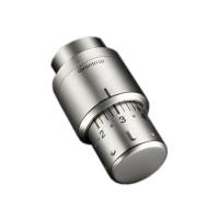 1012085 Oventrop Термостат, Uni SH, M30x1,5, с нулевой отметкой, сталь матовая, с надетым декорат.кольцом SH-Cap NEW