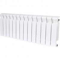 Rifar Monolit 350-13 RAL 9016, 100.425.1040. Радиатор биметаллический, высота - 425, длина - 1040, глубина - 100. 13-секционный. Подключение - Боковое. Сторона подключения - правая, без термовентиля. Тепловая мощность 1794 Вт.