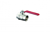 1076012 Oventrop Кран шаровой, Optibal, DN-40, 1 1/2", ВВ, PN, бар-16, ручка-рычаг из оцинкованной стали, никелированный NEW