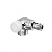 1163452 Oventrop Вентиль, серия E, угловой трехосевой, DN-15, 1/2", 1/2", ВН, хромированный, левое подключение NEW