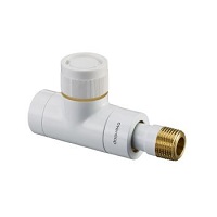 1163162 Oventrop Вентиль "серии Е" Ду 15 1/2", проходной, белого цвета NEW