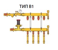 Узел коллекторный тип В-1, 1" x 1/2" / 2