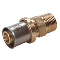RM107Y077 Прямой фитинг "Мультипресс" с наружной резьбой для труб GIACOTHERM, GIACOFLEX, многослойных и полибутиленовых.