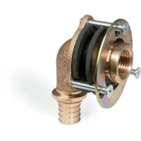 Угольник настенный, В, 16, 1/2", длина, мм-28, бронза (RX), для ДСП, короткий