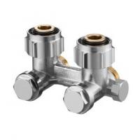 1015944 Oventrop Узел Multiflex F, 3/4" HГ x 3/4" HP, запорно-присоединительный, угловой NEW