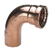 Угол Profipress XL 90°, с SC-Contur, 108,0 мм, медь