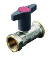 1078171 Oventrop Кран шаровой, Optibal P, для обвязки насоса, DN-25, 1 1/2", ВНГ, PN, бар-10, никелированный, с обратным клапаном, устанавливается перед насосом NEW