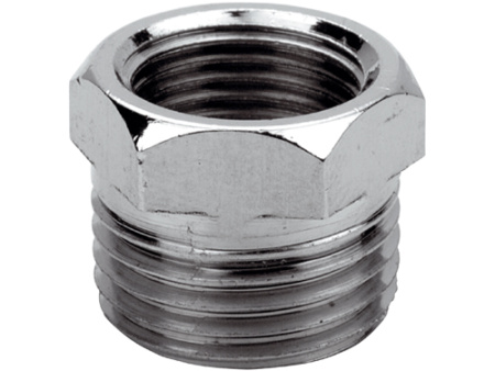 Футорка, НВ, 1", 3/4", бронза, хромированная