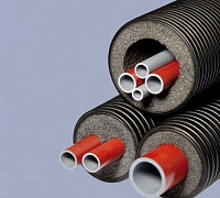 Трубы из полиэтилена теплоизолированные